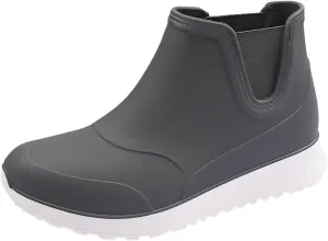 Womens Rain Boots Comfortable Mens Grounded Footwear Booties Black Orthopedic Barefoot Shoes Rain Boots for Women and Men, Waterproof Rubber Women Winter Boots