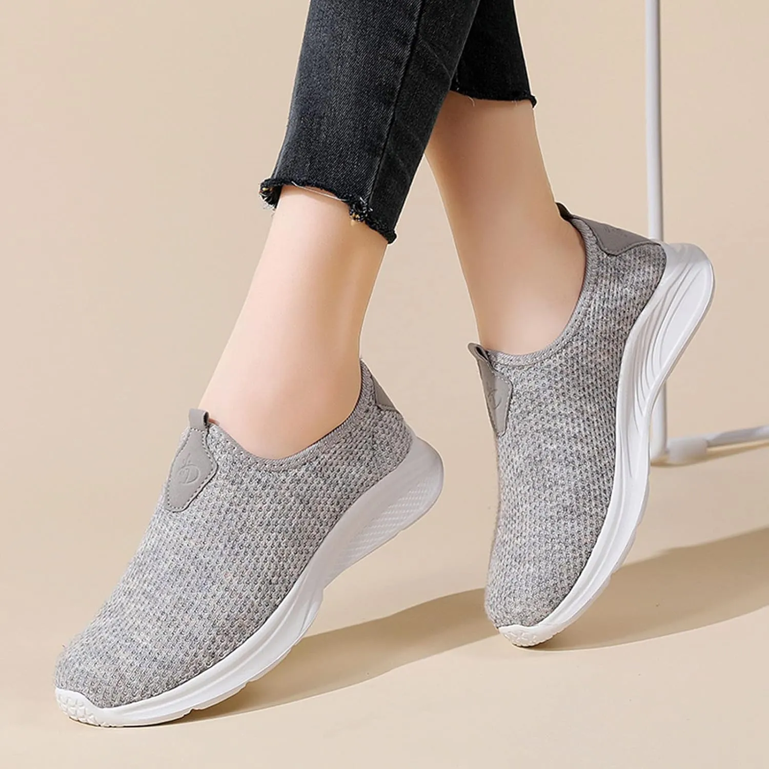 Womens Running Shoes Slip-on Walking Sneakers Womens Running Shoes Food Service Casual Tennis Shoes Men Shoes Sneakers Red Tennis Shoe Loafers Casual Slip On