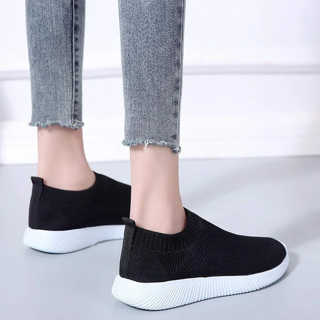 Womens Slip On Walking Shoes Non Slip Running Shoes Tennis Shoes Womens Dressy Casual Black Shoes Women Shoes Sneakers Slip On Tennis Shoe Casual Loafers