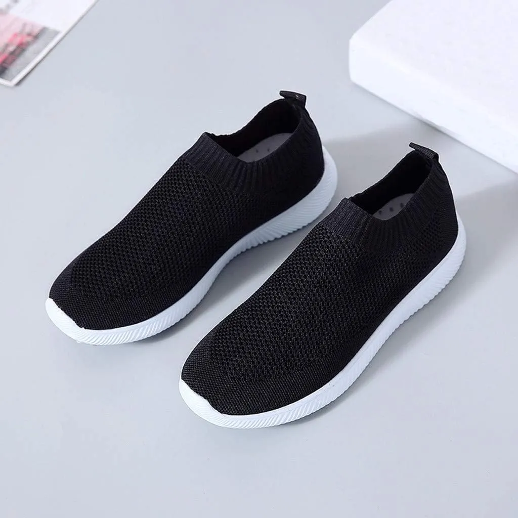 Womens Slip On Walking Shoes Non Slip Running Shoes Tennis Shoes Womens Dressy Casual Black Shoes Women Shoes Sneakers Slip On Tennis Shoe Casual Loafers