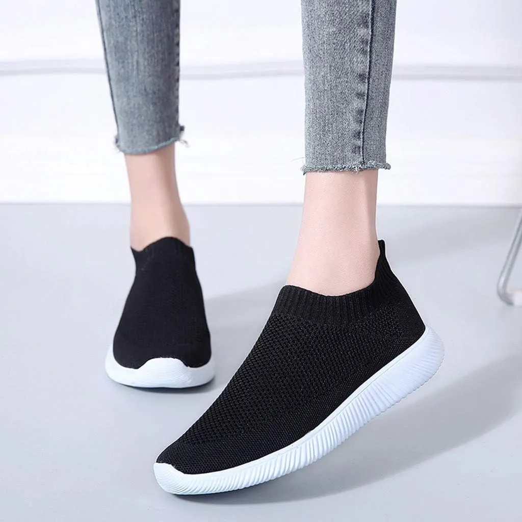 Womens Slip On Walking Shoes Non Slip Running Shoes Tennis Shoes Womens Dressy Casual Black Shoes Women Shoes Sneakers Slip On Tennis Shoe Casual Loafers