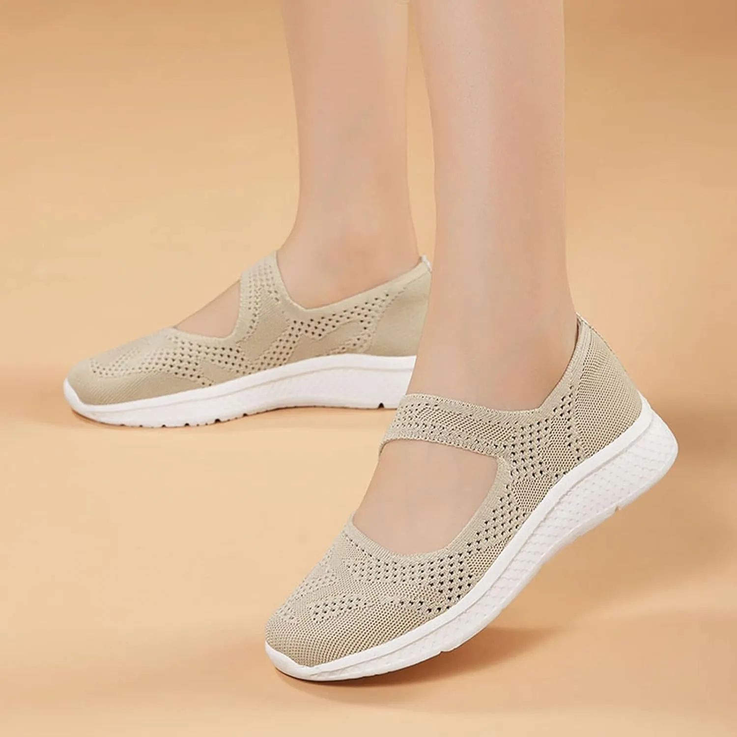 Womens Slip On Walking Shoes Women's Athletic Shoes Womens Lightweight Casual Sneakers for Gym Travel Work