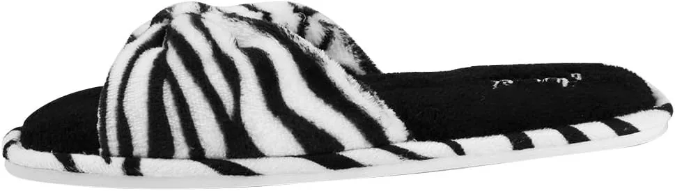 Women's Soft Warm Cushioned Fluffy Slides Home Slippers with Water Resistant Anti-Skid Sole