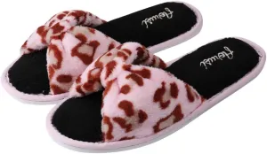 Women's Soft Warm Cushioned Fluffy Slides Home Slippers with Water Resistant Anti-Skid Sole