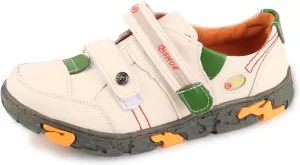 Women's Walking Leather Shoes Hook and Loop Casual Shoes
