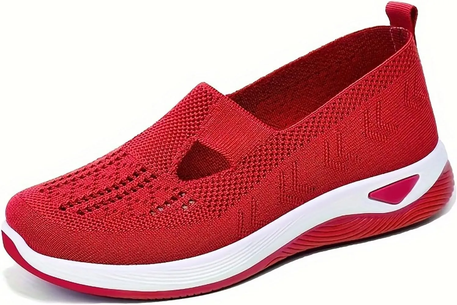 Women's Woven Orthopedic Breathable Soft Shoes Slip On Shoes Women Food Service Women Shoes Casual Black Sneakers Waterproof Tennis Shoe White Loafers