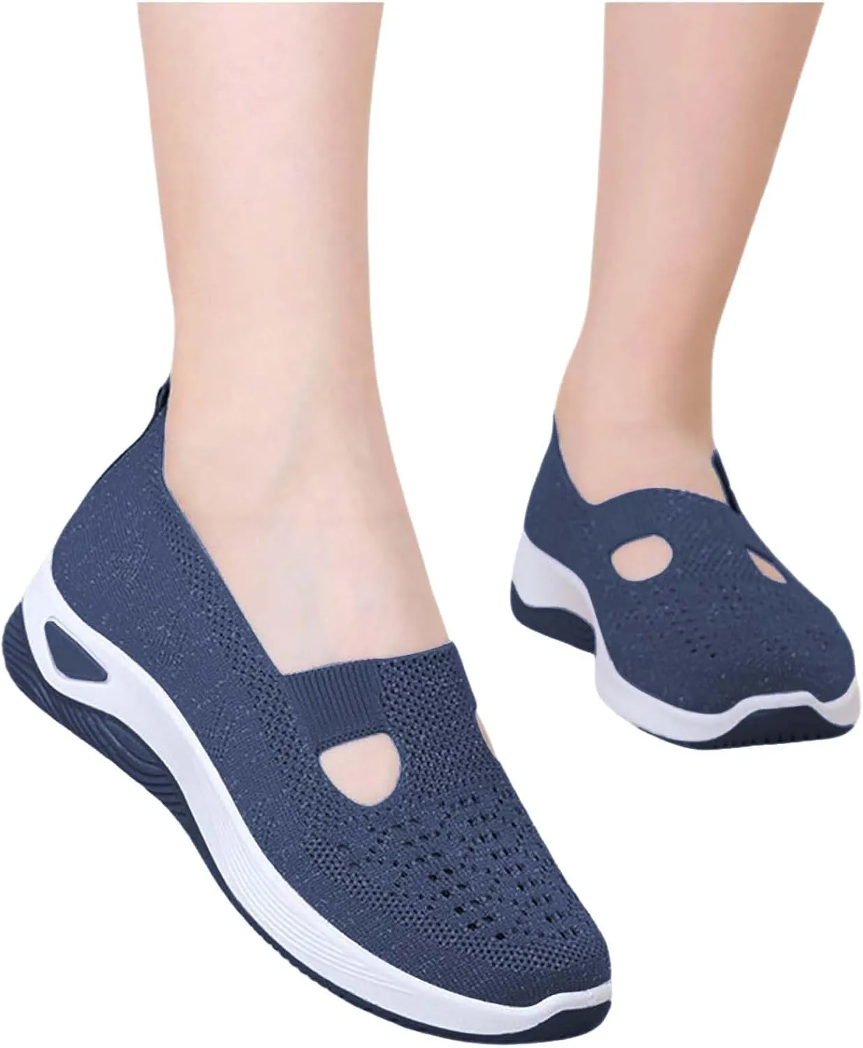 Women's Woven Orthopedic Breathable Soft Sole Womens Tennis Shoes Wide Width Ladies Casual Shoes Men Shoes Sneakers Red Tennis Shoe Loafers Shoe